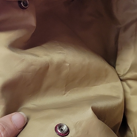 Coach Pink Signature Tote Bag with Leather Straps - Picture 9 of 13